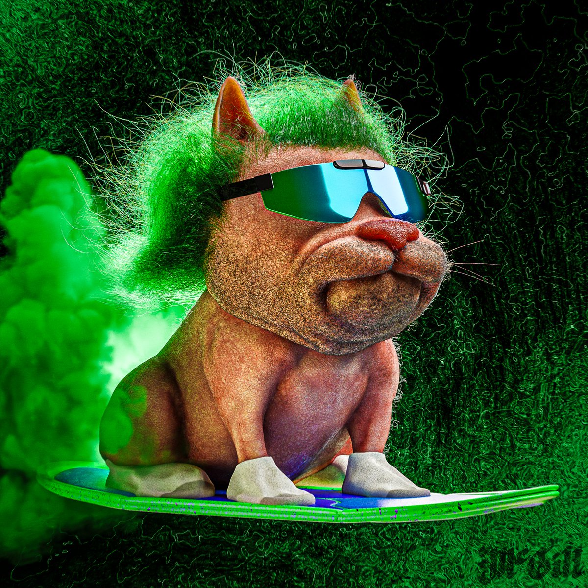 Have I mentioned you might want to stack some Based Pupz? A burn event is on the horizon... The collector who burns the most Based Pupz will be blessed with this Legendary piece by <a href="/0xMcGill/">McGill</a>! More Details to come...🧪