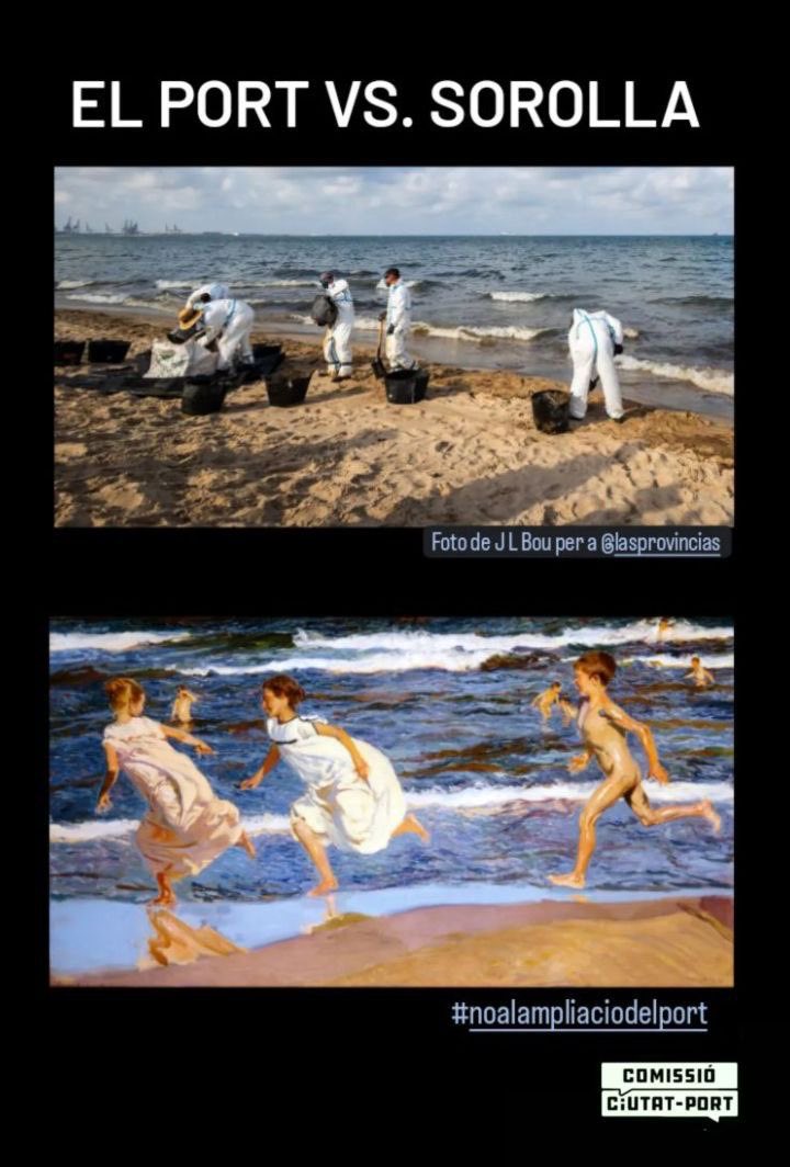 NoAmpliacioPort's tweet photo. Vergonyós tot
I avui altra taca d’oli a la platja del Cabanyal https://t.co/PCCR50L2yc