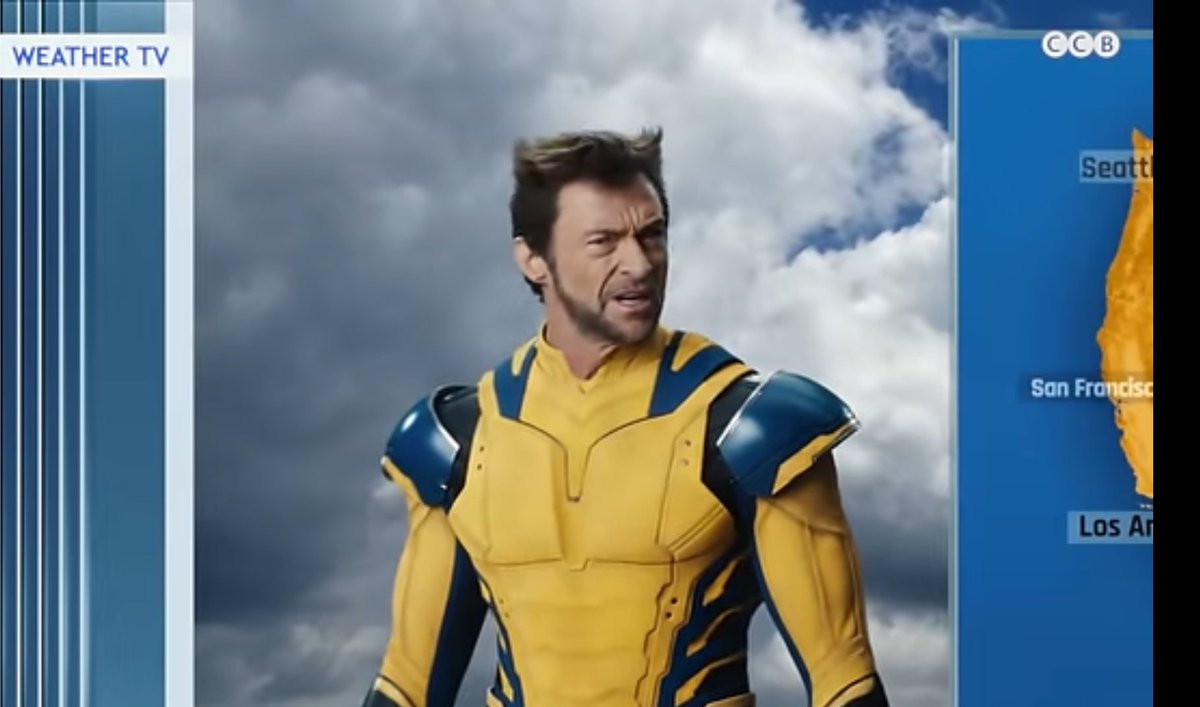 DiscussingFilm's tweet photo. Hugh Jackman and Ryan Reynolds have appeared in Stray Kids’ “Chk Chk Boom” music video.

🔗: https://t.co/38AFRfUBc8 https://t.co/z6oaOjWeOp
