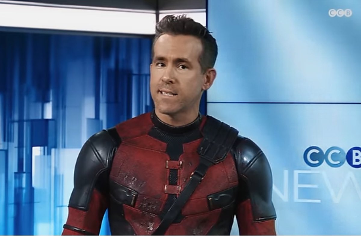 DiscussingFilm's tweet photo. Hugh Jackman and Ryan Reynolds have appeared in Stray Kids’ “Chk Chk Boom” music video.

🔗: https://t.co/38AFRfUBc8 https://t.co/z6oaOjWeOp