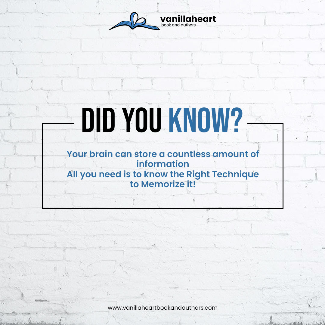 HeartPublishers's tweet photo. Unlock your brain's potential. Learn effective memory techniques today.

Master your memory with proven techniques. Start improving today!
🌐 https://t.co/7QnGOygEwp

#VanillaHeartPublishers #DidYouKnowBooks #BookFacts #BookishFacts #ReadingFacts #BookKnowledge #BookCommunity https://t.co/s2cooDvaSh