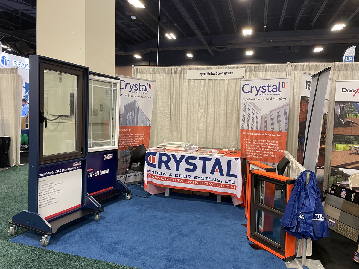 DoorCrystal's tweet image. Crystal was a proud participant of the Sunbelt Builders Show 2024 at the Fort Worth Convention Center!

#CrystalWindows #SunbeltBuilders