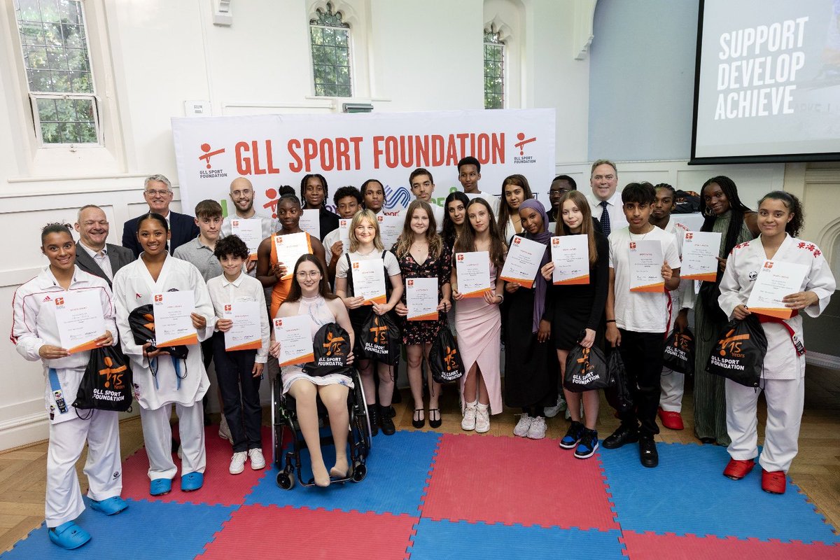 Inspiring to join with the Mayor last night at the GLL Sport Foundation Awards celebrating the success of 90 Croydon Young Athletes.