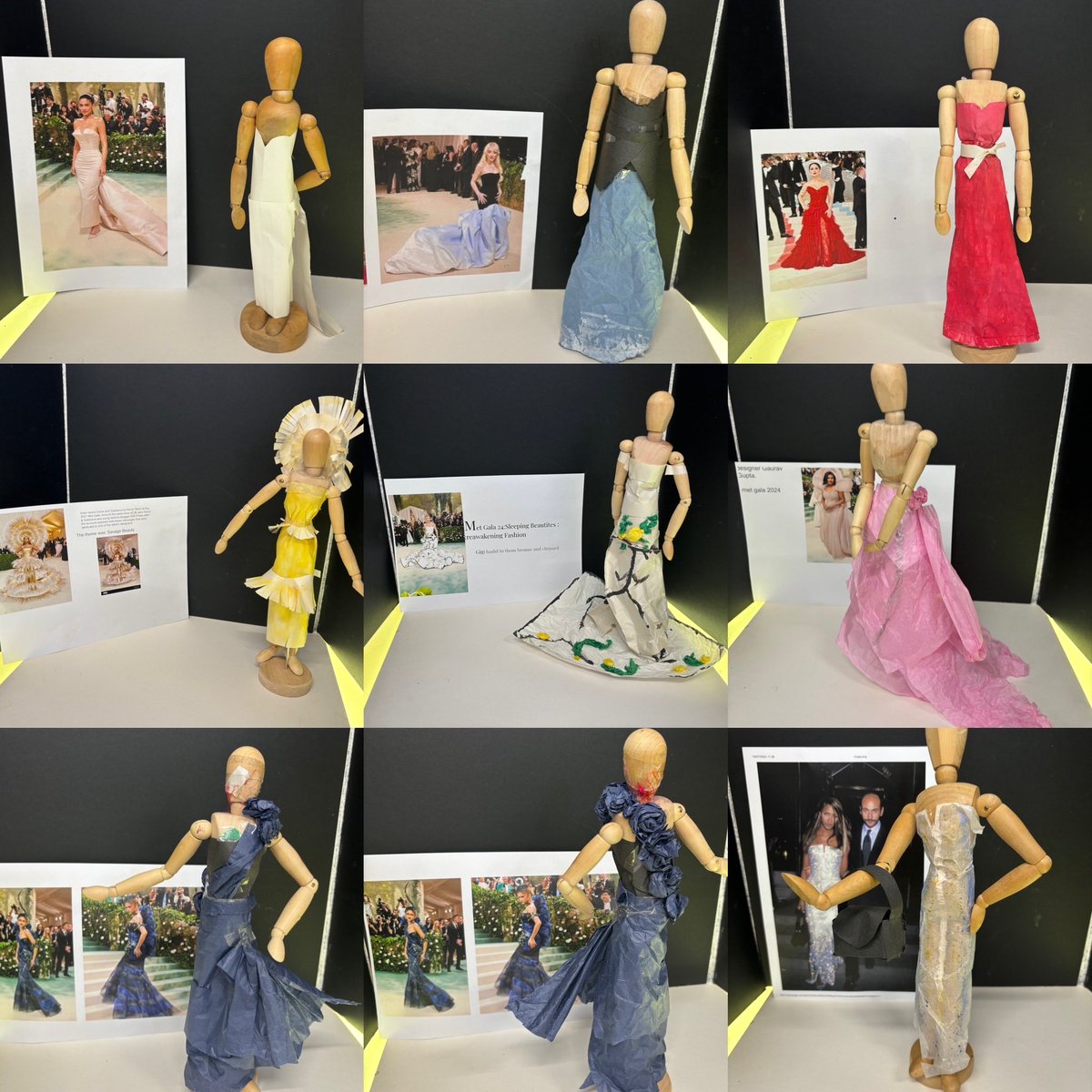 D.Ioannou Art teacher (@albermarleart) on Twitter photo WOW!๐๐My last ever Textile lesson at SKS๐Yr9 recreated these iconic paper only #metgala garments with a problem solving and can do approach! #gcsetextiles โฆ<a href="/metmuseum/">The Metropolitan Museum of Art</a>โฉ #metgala โจโจโจโจโจโจโจ #inspired WOW!๐๐My last ever Textile lesson at SKS๐Yr9 recreated these iconic paper only #metgala garments with a problem solving and can do approach! #gcsetextiles โฆ<a href="/metmuseum/">The Metropolitan Museum of Art</a>โฉ #metgala โจโจโจโจโจโจโจ #inspired