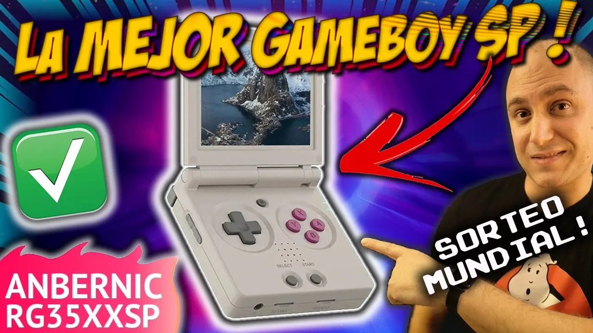 LaNaveRETRO's tweet image. 🔥REVIEW + SORTEO de 2 consolas ANBERNIC RG35XX SP! 🥇🥈
👉 La Gameboy ADVANCE SP más potente del mundo!
🔎 VIDEO REVIEW: youtu.be/y_ZfiOMtOkE
⬇️¿COMO PARTICIPAR EN EL SORTEO?⬇️

0.👉 Deja tu Like y Comentario en el VIDEO () ✅
↪️ Dime qué cual es tu…