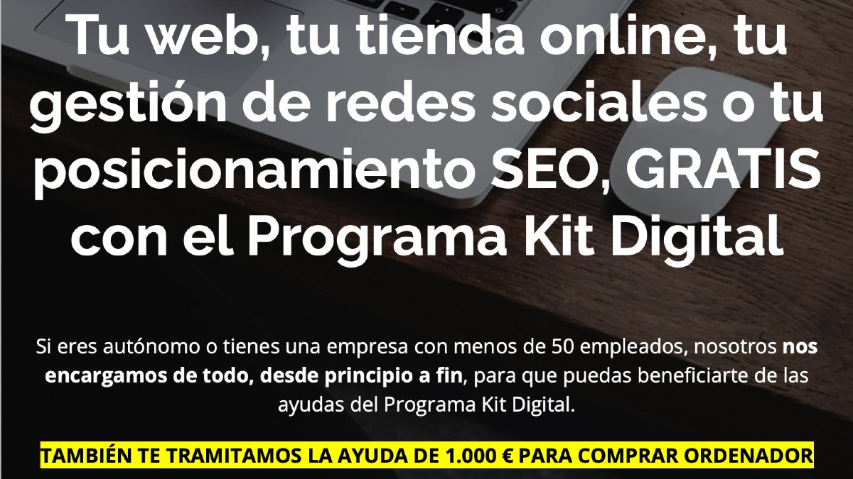 doominio's tweet photo. Aprovecha nuestros 21 años de experiencia y pide el Kit Digital con nosotros. ¡Nos encargamos de todo! #kitdigital https://t.co/QCZbRZVyCE https://t.co/GLl3HCgMNX
