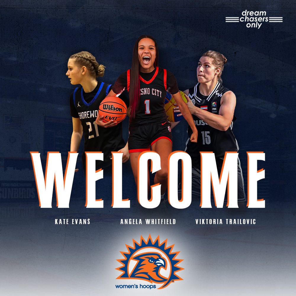 FPUwbb's tweet photo. These three embody what we look for in recruits. Mature, professional, selfless, smart, and caring! Also, they can hoop!!!!

Welcome to the Chase!!!!

📝 | https://t.co/BHnIDF0Ki4

#DreamChasersOnly https://t.co/phIJCLxRyz