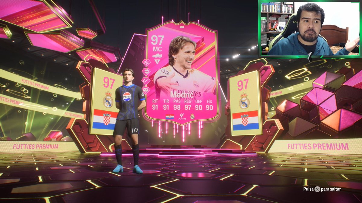 Samurray97's tweet image. Empieza oficialmente la mejora parte del FIFA, Modric 97 futtie para comenzar el crafteo diario