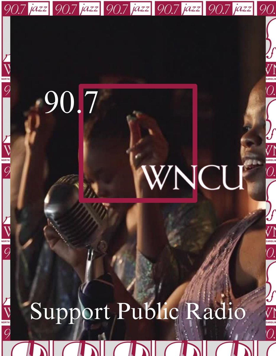Empower your community's voice. Support public radio at 90.7 WNCU today!

 #WNCU907
#FreePublicRadio
#SupportLocalRadio
#CommunityRadio
#JazzMusic
#DurhamNC
#PublicRadioLove
#CulturalHeritage
#MusicForAll
#ListenLocal