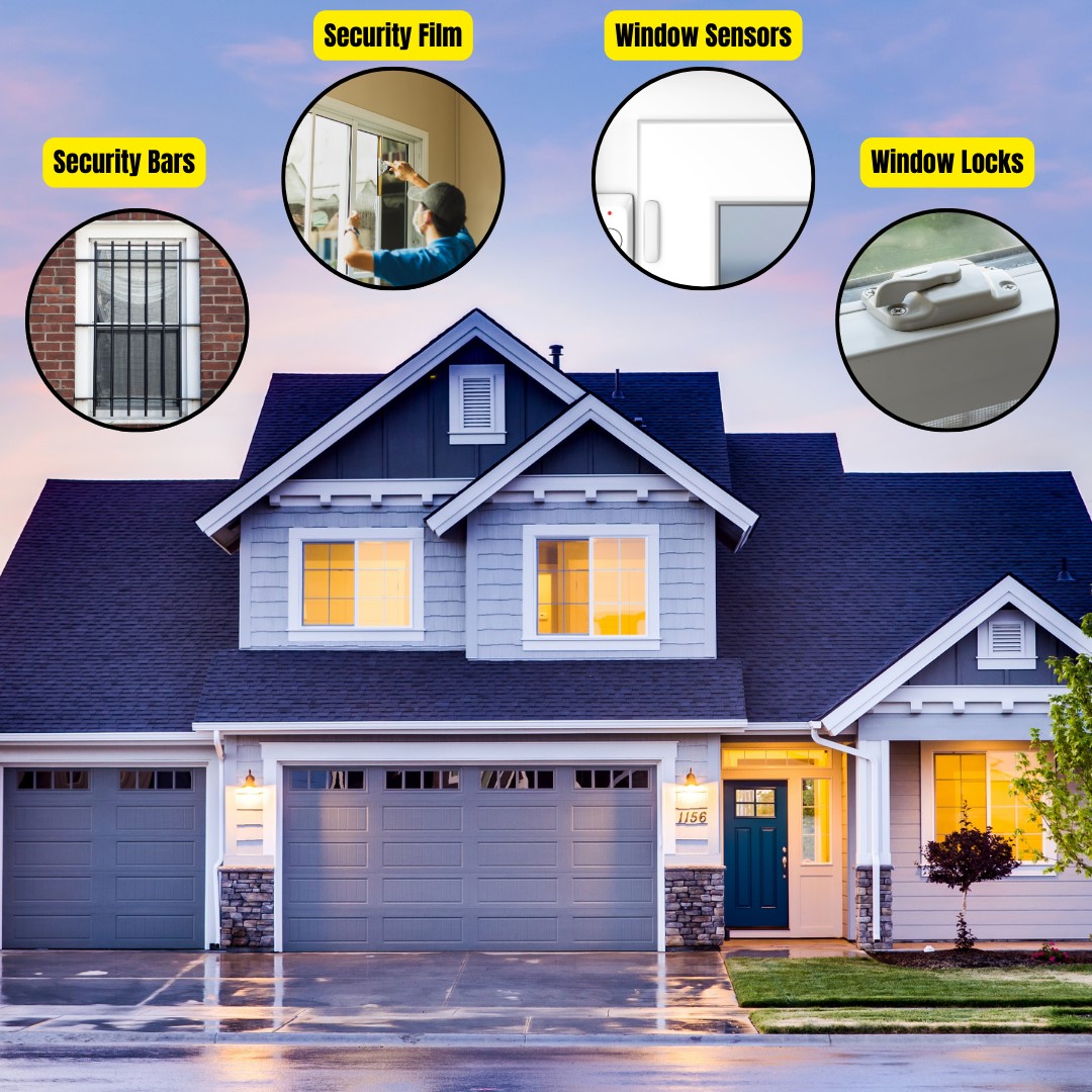 EvermarkHome's tweet photo. 🔒20 Ways to Make Your Home More Secure to Protect Your Family🏡👨‍👩‍👦

💡Daily Tip #7: 
Use window locks, security film, glass break sensors, or bars to make windows harder to break into. Windows are a common entry point for burglars. Regularly inspect your window locks. https://t.co/OuCK6L7X03
