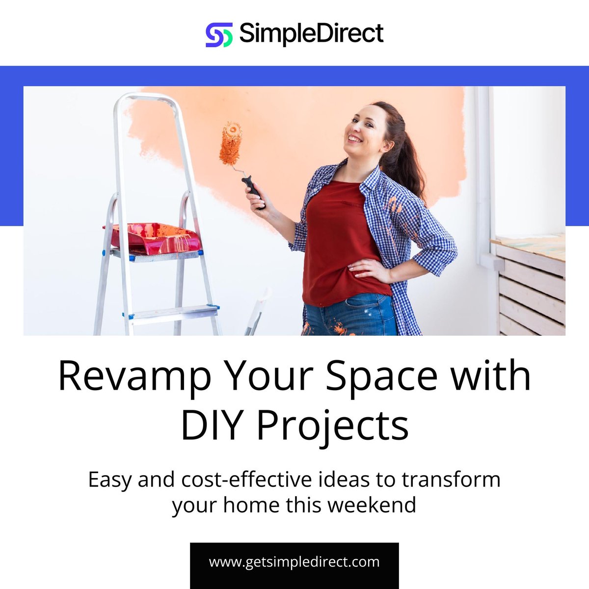 SimpleDirectHQ's tweet image. 🌟 Weekend DIY Tip 🌟
Looking for a fun project this weekend? Try creating an accent wall! 🎨✨
Use peel-and-stick wallpaper or paint for a stunning focal point.

#DIYTip #WeekendProject #SimpleDirect #HomeImprovement