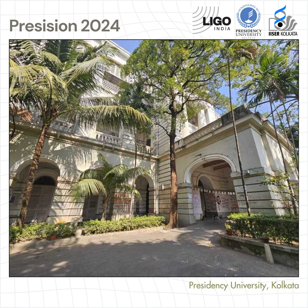 LIGOIndia's tweet photo. LIGO-India participated in #Presision2024, the annual #Physics summit of @presiuniv Kolkata, held on April 20-21. The fest provided an excellent platform to connect with students and peers, discuss #gravitationalwavescience and highlight #LIGOIndia β¨ https://t.co/j4d2wOvp1T