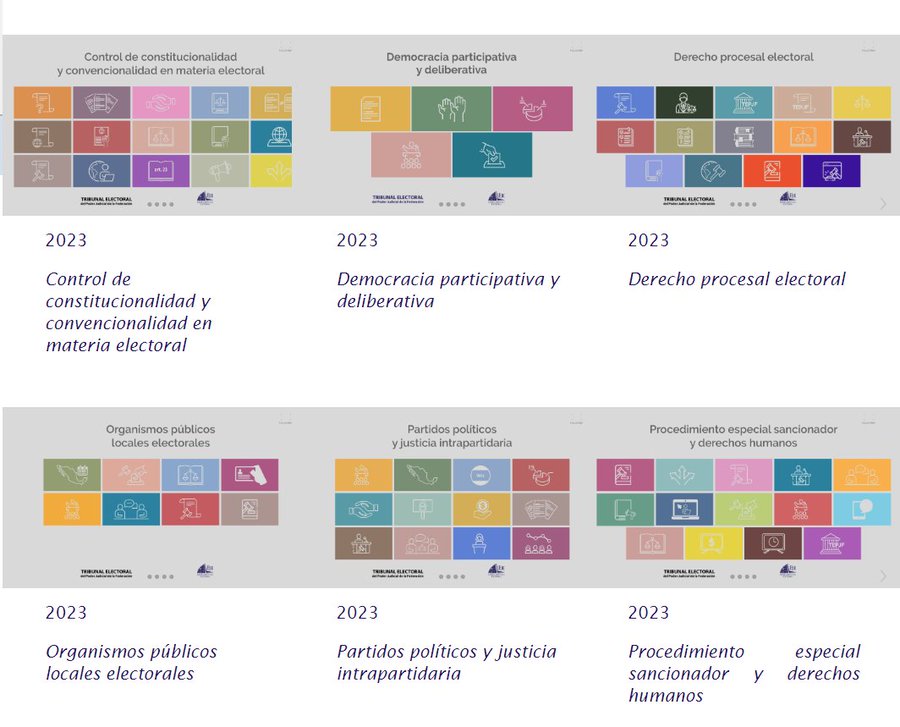 🔍 ¿Buscas dominar el derecho electoral?

Los #CuadernillosElectorales del TEPJF y la EJE son tu mejor aliado:

🏛️ Jurisprudencia actualizada 📊 Procedimientos explicados paso a paso 🎓 Ideal para estudiantes y profesionales

Descarga gratuita aquí: cutt.ly/VwLDUDxp