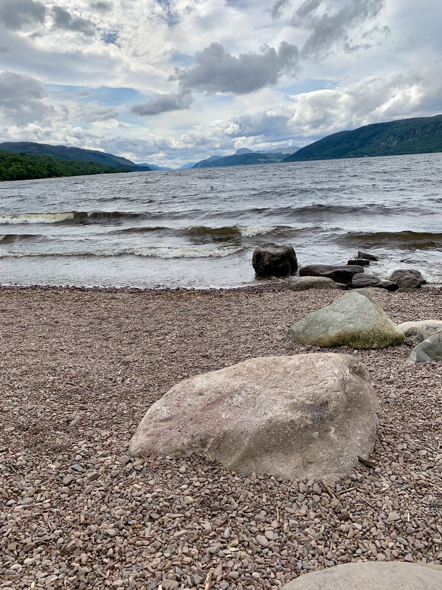 Andy2Beaton's tweet photo. A breezy day for a wee swim in Loch Ness https://t.co/5Pj94h1WAB