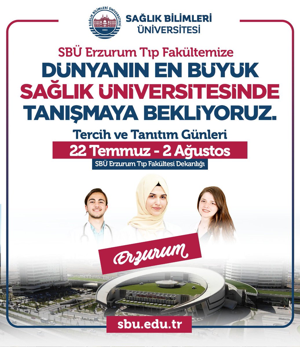 🎓 Üniversite Tercih ve Tanıtım Günlerimiz Başlıyor! 🎓
Sevgili aday öğrenciler ve veliler,
Hayatınızın en önemli kararlarından birini alırken sizlere rehberlik etmek için buradayız! 🌟

📢 **Tercih ve Tanıtım Günlerimiz**, 22 Temmuz - 02 Ağustos tarihleri arasında Hamidiye
