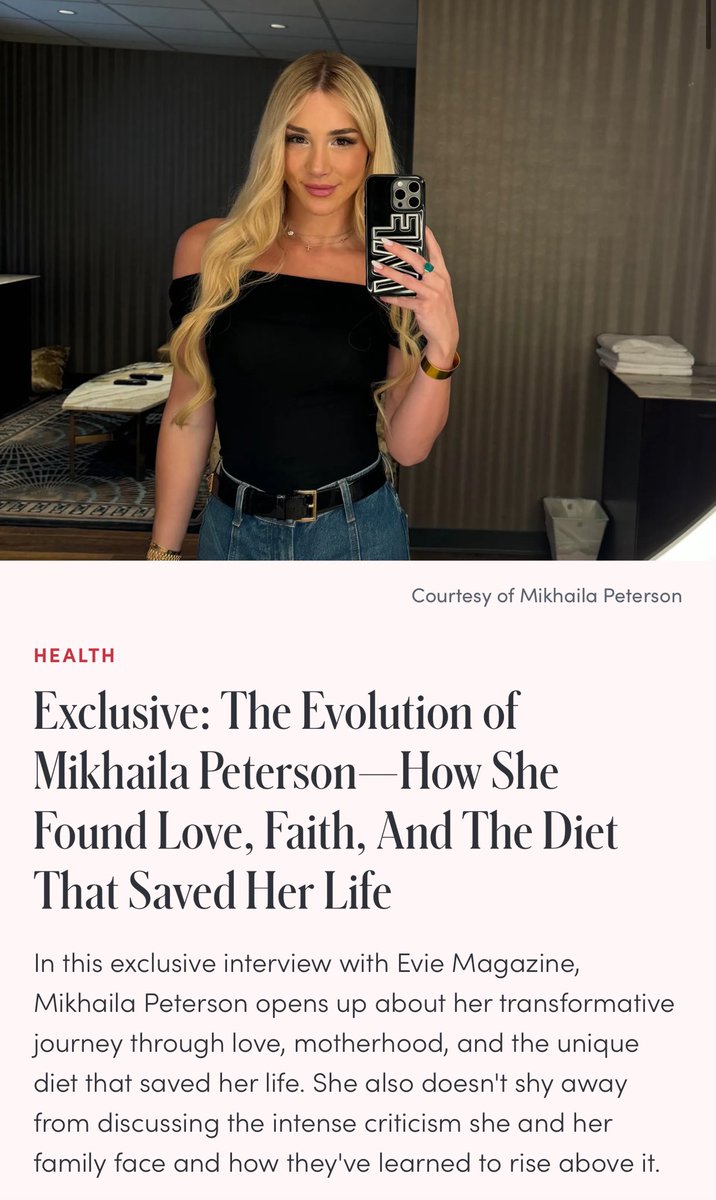 Mikhaila Peterson tweet media