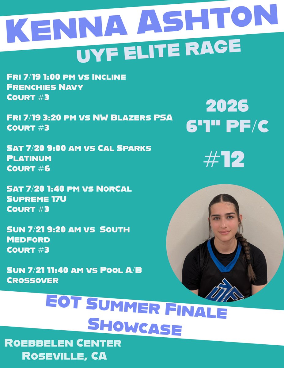 Let's do it one last time! I'll be at the EOT Summer Finale Showcase in Roseville, CA today through Sunday. Let's go UYF Elite!