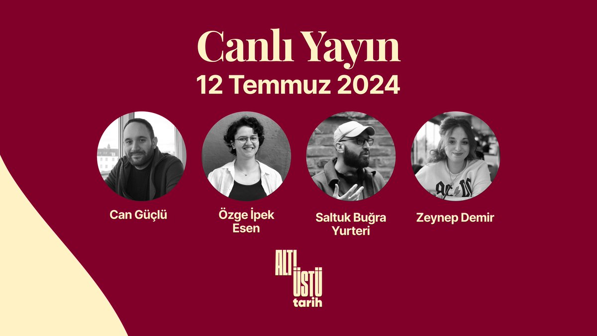 altiustutarih's tweet image. Altı Üstü Tarih ekibinden @aylak_oblomov, @canguclu918, @historophilezey ve @olmezagaci tanışma yayınımızda kim olduğumuza, neler yapacağımıza, tarihle ve sosyal bilimle ilgili tutumumuza ilişkin sohbet etti!
İzlemek için:
youtube.com/live/jsGwToAQU…
