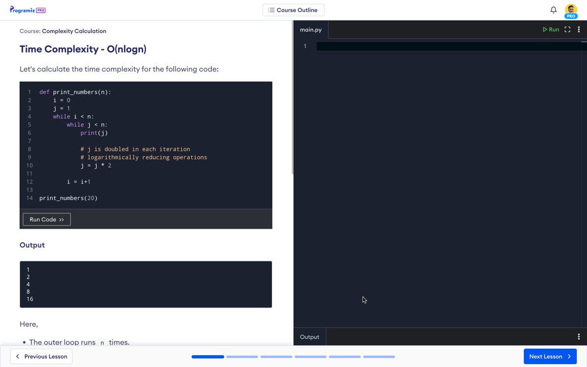 roshankc2000's tweet photo. #LSPPDay49

I am currently studying about Complexity Calculation as a basic part of DSA with Python. I studied about Time Complexity of O(nlogn) and Time Complexity of Two For Loops.

#60DaysOfLearning2024 #LearningWithLeapfrog https://t.co/LwcWbCuY56