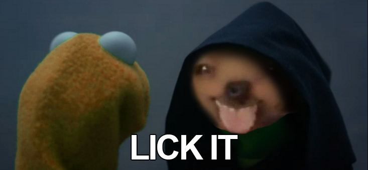 come and lick it with us 

$tongui