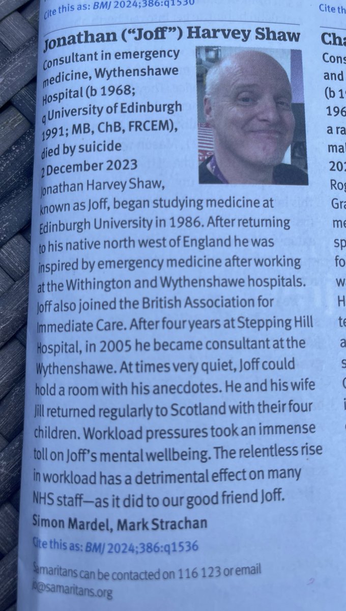 davehartin's tweet photo. “Look at what they make you give.”

Vale, Dr Shaw.

Look at what they make you give…

#ResuscitateEmergencyCare 

@DoctorsDistress @samaritans 

https://t.co/28pCm7O9T2 https://t.co/v7txF0sEwa
