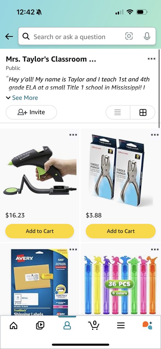teachin3taylord's tweet photo. TEACHERS! What are you doing today?! Drop your wishlist below &amp; let’s do a repost train!🚂 
I’m printing and laminating my new alphabet! #clearthelist #teacher @amazon @TMobile @ATTexplore @McDonalds 

https://t.co/a3Yza2JRO9 https://t.co/U0IEbLsJpX