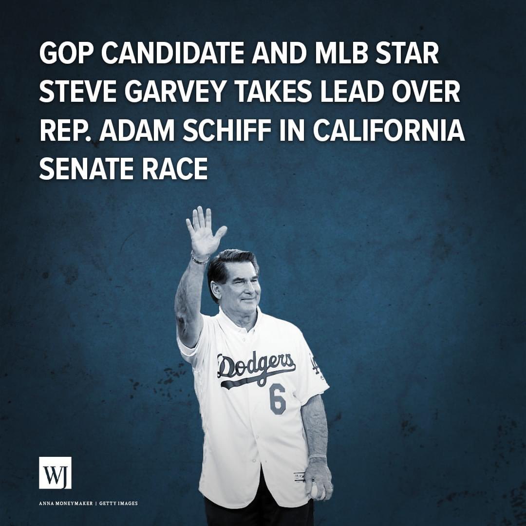 sues86453's tweet photo. #California… you are needed.  You can take @SteveyGarvey6 over the top with your vote and end Adam Schiffs time in Washington permanently!

Go to https://t.co/ZP9Xhi4sBt and donate please!  Let’s send Schiff to the unemployment line! #SteveGarveyforSenate https://t.co/W554Y5XjBD
