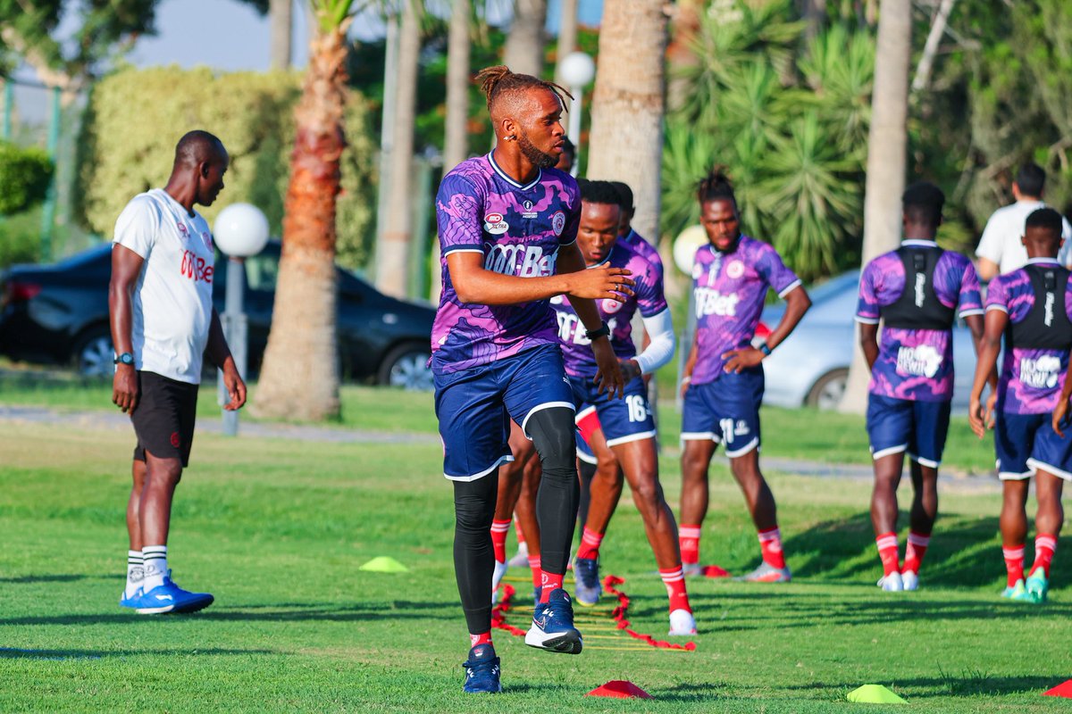 SimbaSCTanzania's tweet photo. Kazi imeanza kwa Awesu na Onana.

Taarifa zaidi tumia Simba App na Simba Bando inayokupa dakika za kupiga, sms, data na mastori ya Simba bure. Kujiunga Simba Bando piga *149*01# > 7 > 1. #WenyeNchi #NguvuMoja https://t.co/aZQlz0Iquo