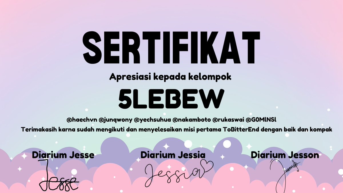 Sertifikat untuk 5LEBEW
<a href="/haechvn/">(𝖧)𝟨𝟨-𝟧𝟪, 𝖧𝖺𝖾𝖼𝗁𝖺𝗇𝗂𝖾 ♡%</a> <a href="/junqwony/">Jungwon!</a> @yechsuhua <a href="/nakamboto/">YUTA.</a> @XDGHAON @rukaswai @G0MlNSl