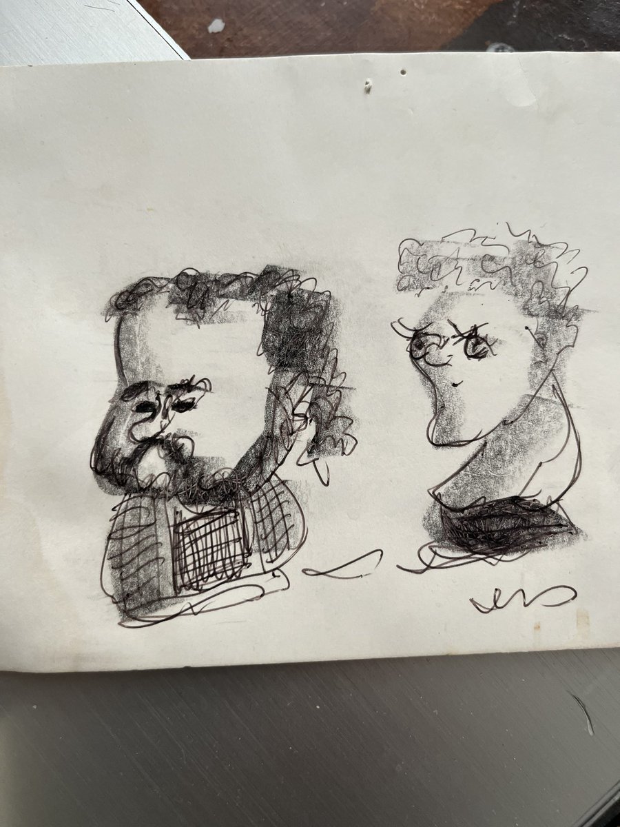 ManuSanchezG's tweet photo. Ha fallecido mi gran amigo, mejor periodista y excelente escritor @pascualgarciaar . Compartimos años en El Mundo. Dos recuerdos, una caricatura de ambos de 1992 y la foto que más le gustaba en una solapa de sus libros. Inmensa tristeza. Descansa en paz, Paski! https://t.co/YkDUTap0PR