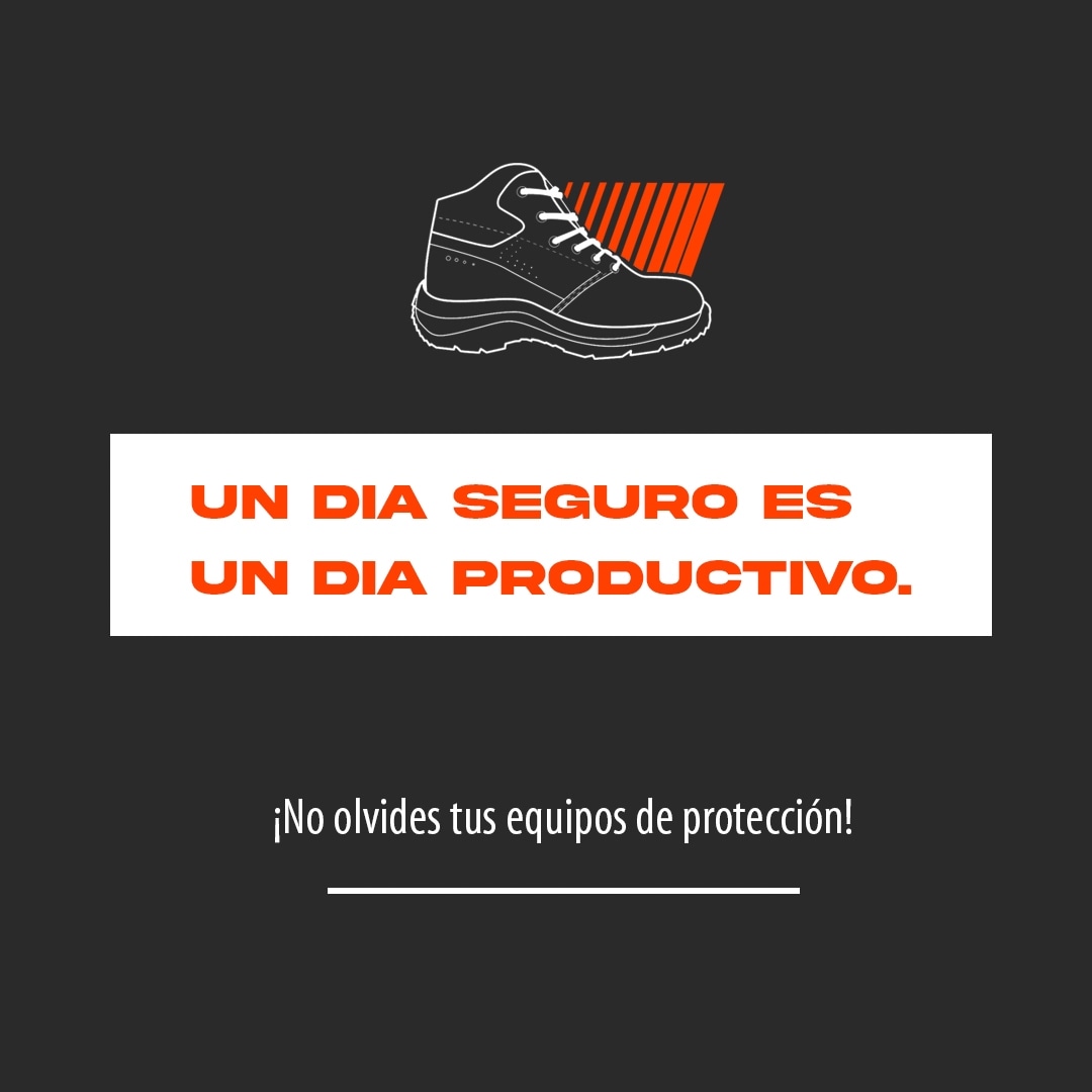 No olvides tus equipos de protección. 
Buen viernes para todos!