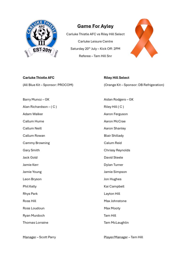 Carluke Thistle AFC tweet media