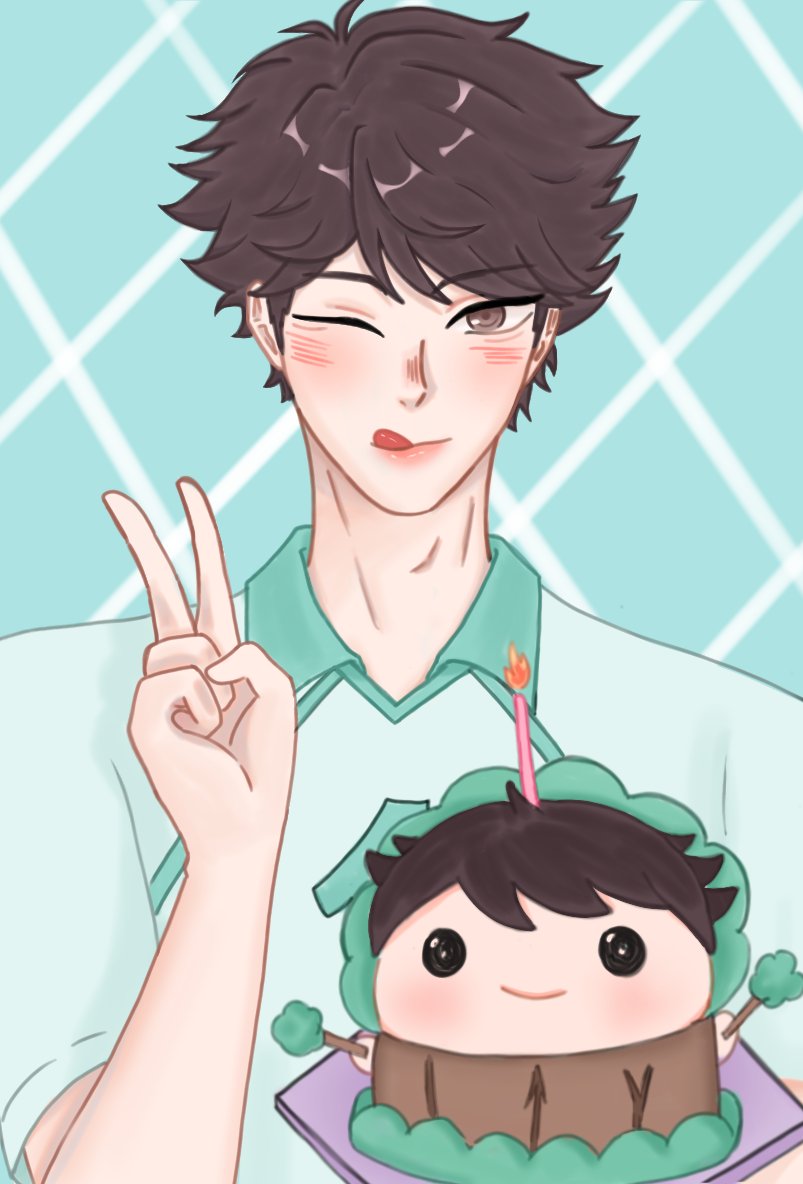 เค้กโอยต้นไม้มันจะอร่อยไหมนะ?!?!

#及川徹生誕祭2024 
#及川徹誕生祭2024
#7月20日は及川徹の誕生日
#HappyOikawaDay