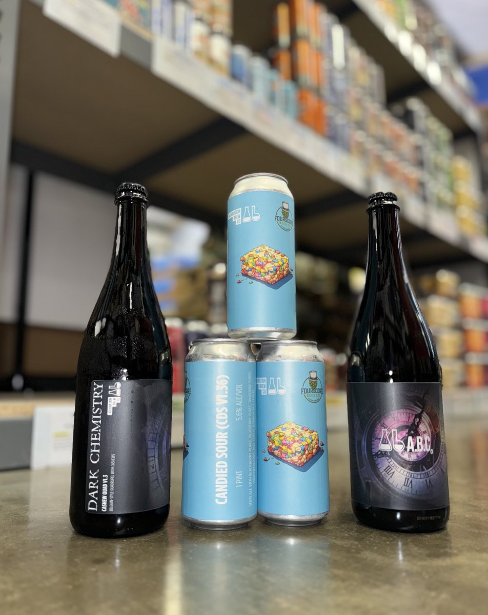 creekside_beer's tweet photo. We are SO excited about this week’s @AbjurationBrew releases!!🔥🔥🔥

New today from the crew dahn in McKees Rocks are Dark Chemistry: Cashew Quad v1.3 and Candied Sour v1.36: Fruity Pebble Rice Crispy Treats - a collab with Gettysburg’s own Fourscore Beer Co.!! #DrinkPGH🍻 https://t.co/GTp2mjp5GW