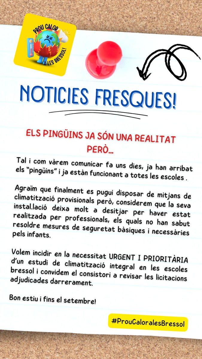 Prou Calor Escoles Bressol de Badalona tweet media