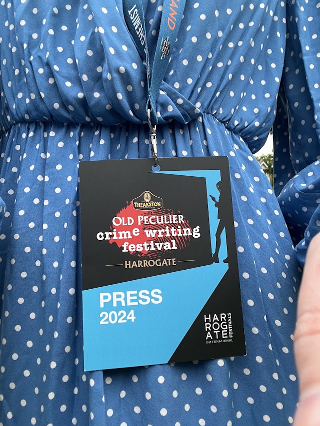 I've managed to match my press pass both days this week for #TheakstonsCrime 📘📘📘 😀