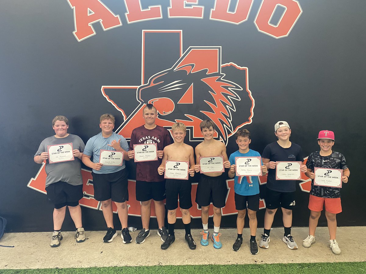 PCnowisthetime's tweet image. The @BearcatsofAledo were on 🔥 this week at all levels! Intensity picked up greatly and the effort never let up.

Excited for all these athletes progress as we close in on the finish! #PTT 

S/O to all of our 🌟s of the Week!