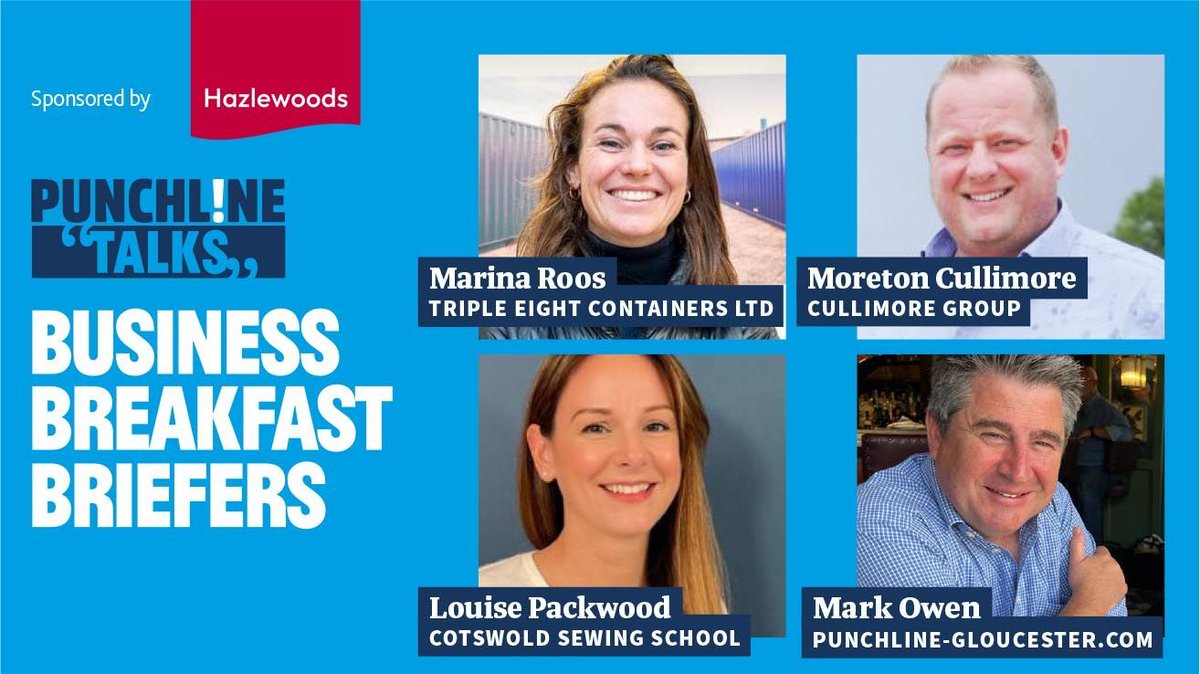 E163 Punchline Talks! with Moreton Cullimore, Louise Packwood and Marina Roos
buff.ly/3Sfw0RJ 

<a href="/Hazlewoods/">Hazlewoods</a> <a href="/cullimoregroup/">cullimoregroup</a> <a href="/MarkMooseOwen/">Mark Owen</a>