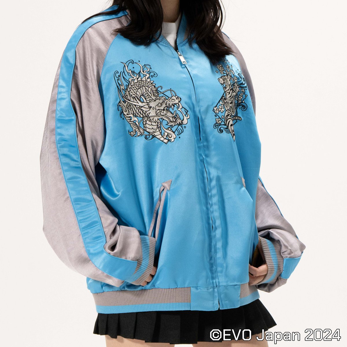 EVOJ24 で人気を博した「スカジャン」が #Evo2024 会場で数量限定販売