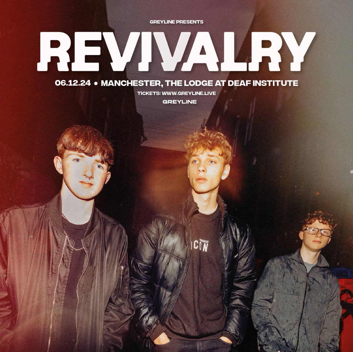 revivalryband's tweet photo. 🎵   HEADLINE ANNOUNCEMENT   🎵

Buzzing to announce our debut Manchester headline will be at @DeafInstitute on 6th December

🔥🔥🔥Tickets on sale NOW 🔥🔥🔥

https://t.co/qH4ygs2qLA https://t.co/vvXbqUptzq