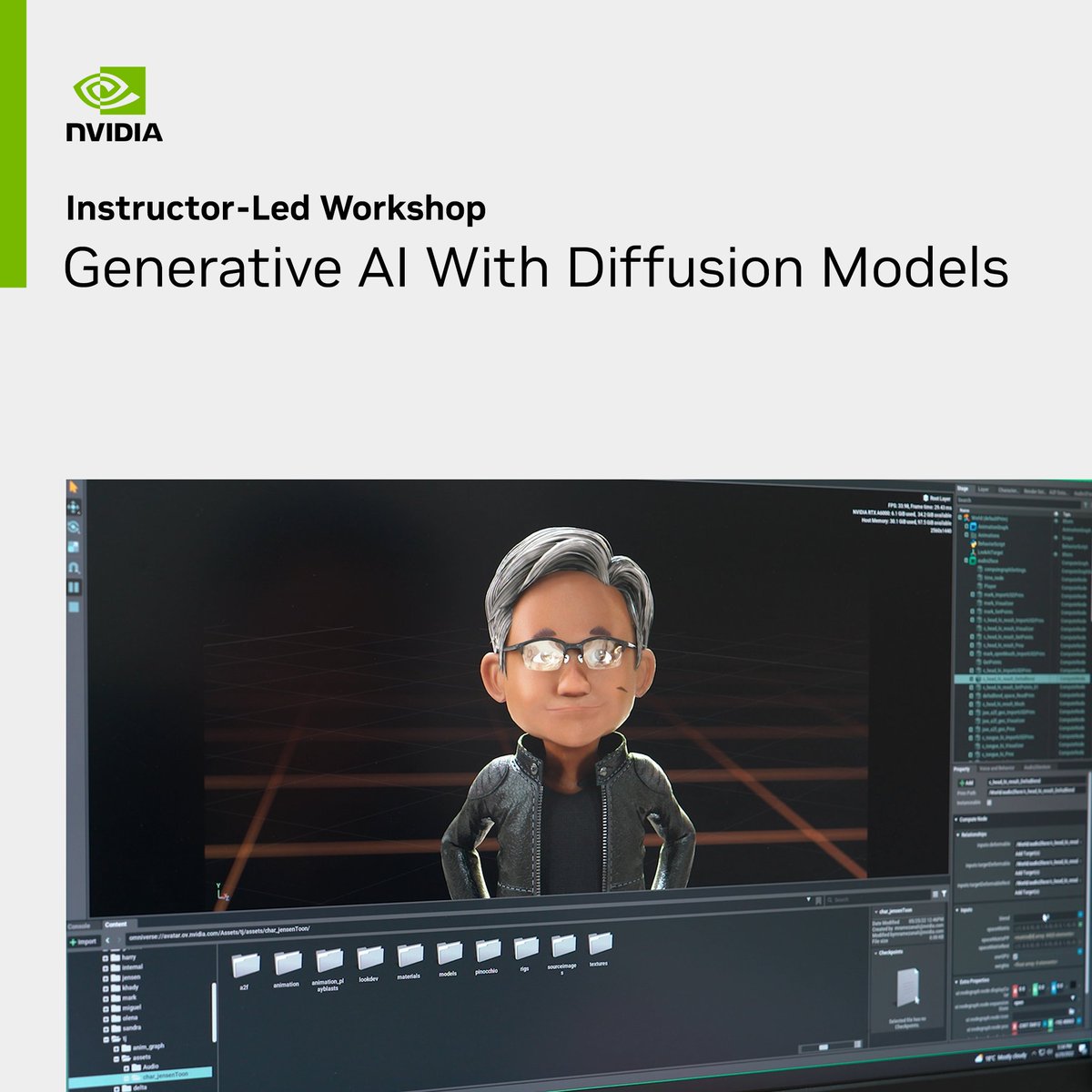 BrettOl11096261's tweet photo. Register for this instructor-led workshop on denoising diffusion models. Learn how to build a U-Net to generate images from pure noise, control image output with context embeddings, generate images from English text-prompts, and more. https://t.co/O2wXIMH4tE https://t.co/YHSInggmuD