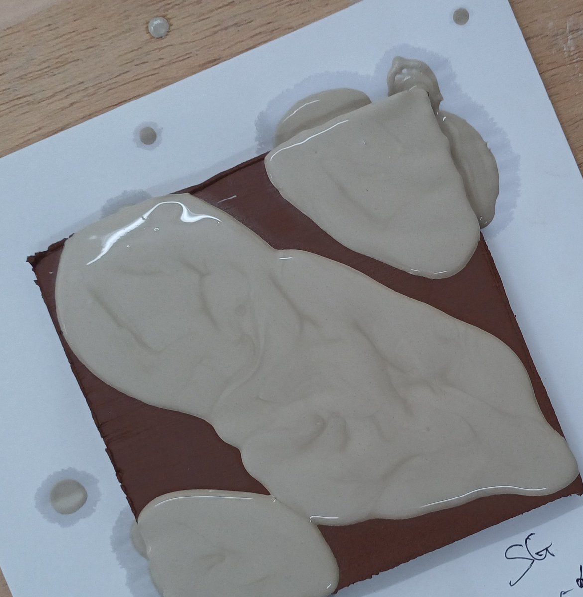 SuziGuy's tweet image. Ta dah, tile imprints done. Looking forward to seeing the results, fanrastic day @CharnwoodGeo #tilemaking