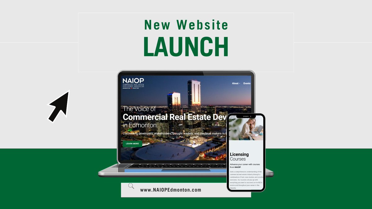 Our NEW website makes it quicker and easier than ever to find information about us and our:

▪ Licensing courses
▪ Events
▪ Advocacy
▪ News

Learn more about the benefits of joining us as a partner, committee member, and more!

Check it out at naiopedmonton.com