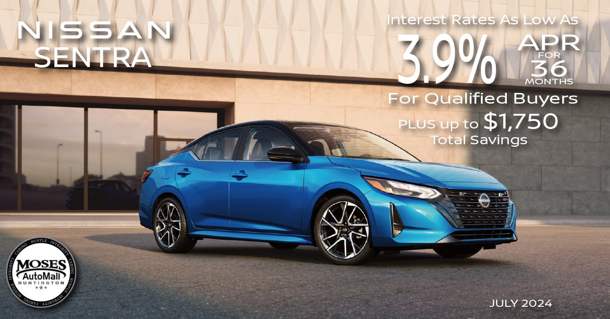 mosesautomall's tweet image. Upgrade your summer drives with the Nissan Sentra from Moses AutoMall! ☀️🚗 Stylish, efficient, and packed with modern features. Check out our inventory: moses-nissan.com/searchnew.aspx… #NissanSentra #SummerDrive #MosesAutoMall