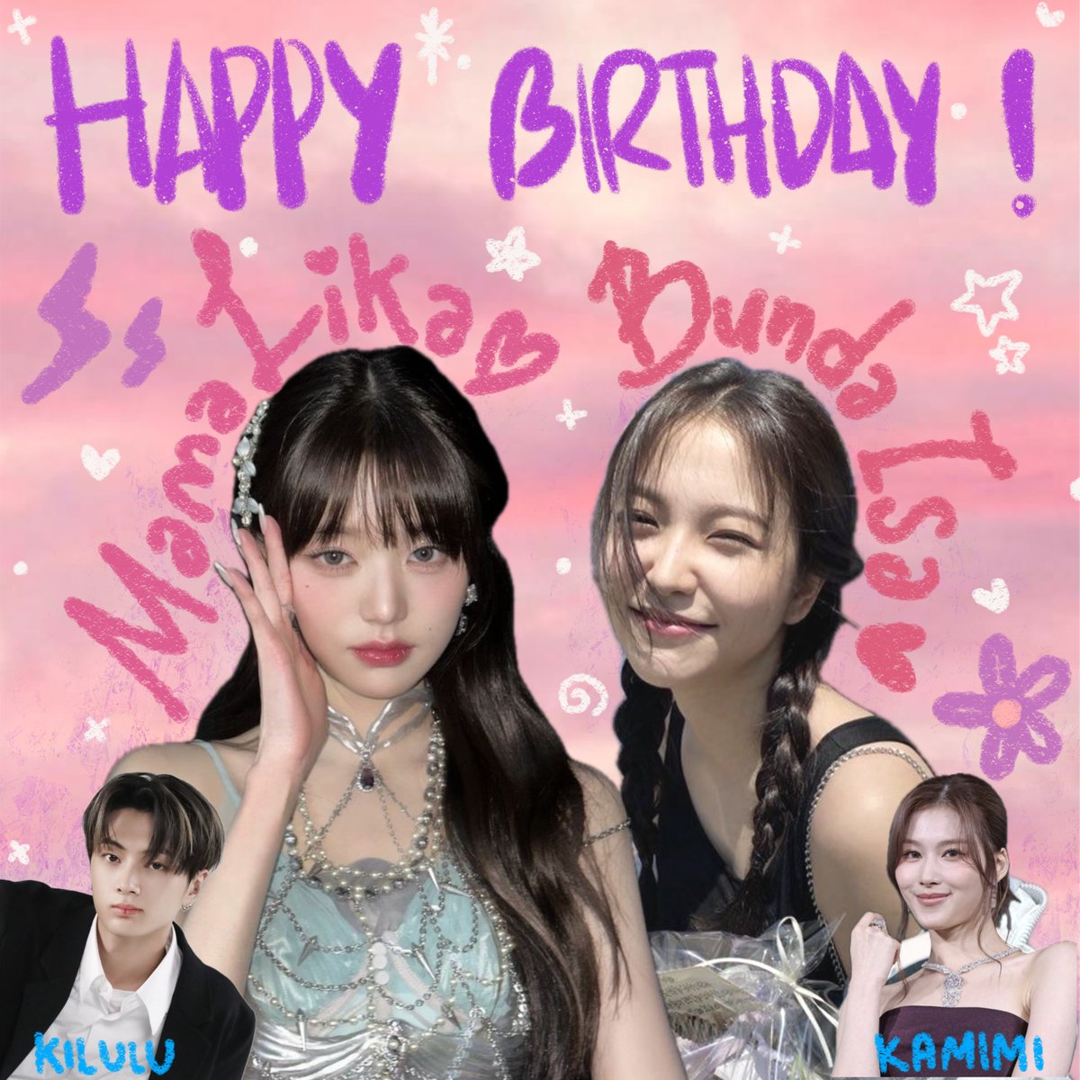 alokamima's tweet image. selamat ulang tahun, mama @sourchipm dan bunda @bisycuits !!! my good wish will always be with you. kalau semesta jahat sama bundamama, bilang aku, kita lawan sama-sama ya! sama @nomnomkill juga soalnya nanti ue ue kalau nggak di ajak. :p