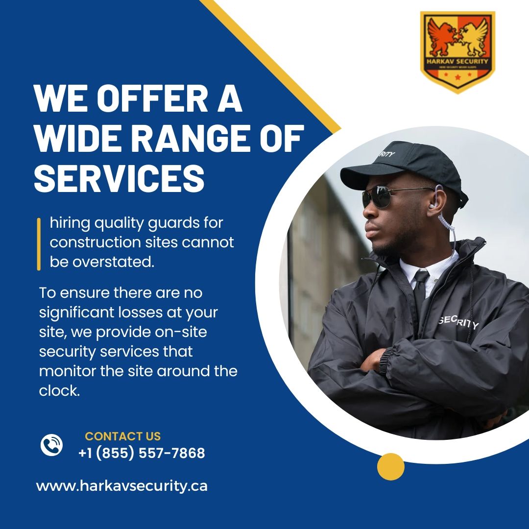 HarkavSecurity's tweet photo. The importance of hiring quality guards for construction sites cannot be overstated. To ensure there are no significant losses at your site, we provide on-site security services that monitor the site around the clock.

Call +1 647-913-0085 , 
.
#hiresecurityguards #securityguard https://t.co/Gjx2zHAha6