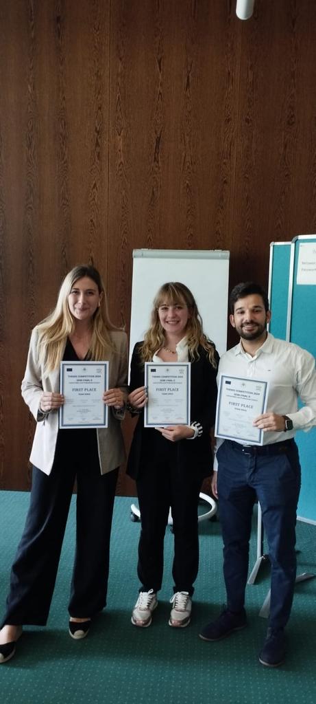 Esc_Judicial's tweet photo. Enhorabuena! El equipo español @Esc_Judicial del @PoderJudicialEs ha ganado la semifinal del programa Themis, formación de #juezas y #jueces de la #UE. Competiremos en la final en diciembre en #Nápoles. #Ética y práctica profesional ha sido el trabajo desarrollado y expuesto. 👏 https://t.co/77SuDFWMOY