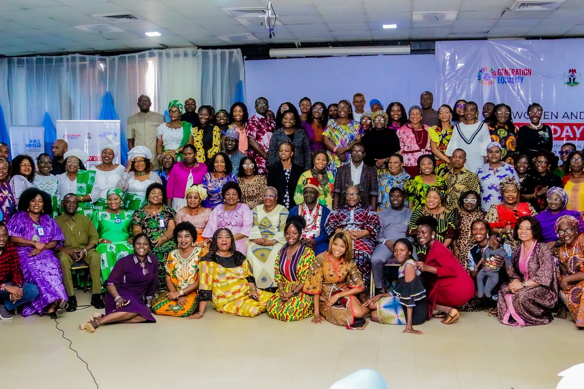 unwomenNG's tweet photo. Today, @unwomenNG held its first Open Day event in Nigeria, showcasing its project's and partners' work and calling for the escalation of #GEWE interventions in the Nigeria and the South-south. In attendance were representatives of the government, CSOs, private sector and media https://t.co/9uxN5mcfO2