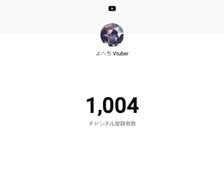 YoheRadio's tweet photo. チャンネル登録者数1,000人 ありがとうございます！

去年は全然活動できず、今年から本気で取り組む！と意気込み活動して目標の500人を超え1,000人を突破しました✨

夢はラジオパーソナリティとして、また番組を持つこと！
設定も何も無いVtuber��すが、これからも宜しくお願いします🙇 https://t.co/EKC3uFPT0k