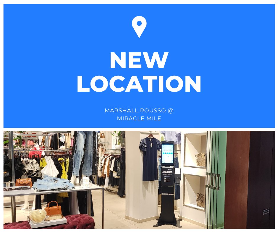 _icleanse's tweet photo. 🌟 Exciting News! 🌟

Swift UV is now at Marshall Rousso in Miracle Mile, Las Vegas! Enjoy chemical-free UV-C disinfection for your mobile devices while you shop.

#iCleanse #WHSNA #SwiftUV #MiracleMile #UVDisinfection #LasVegas https://t.co/MjbsOkuohG